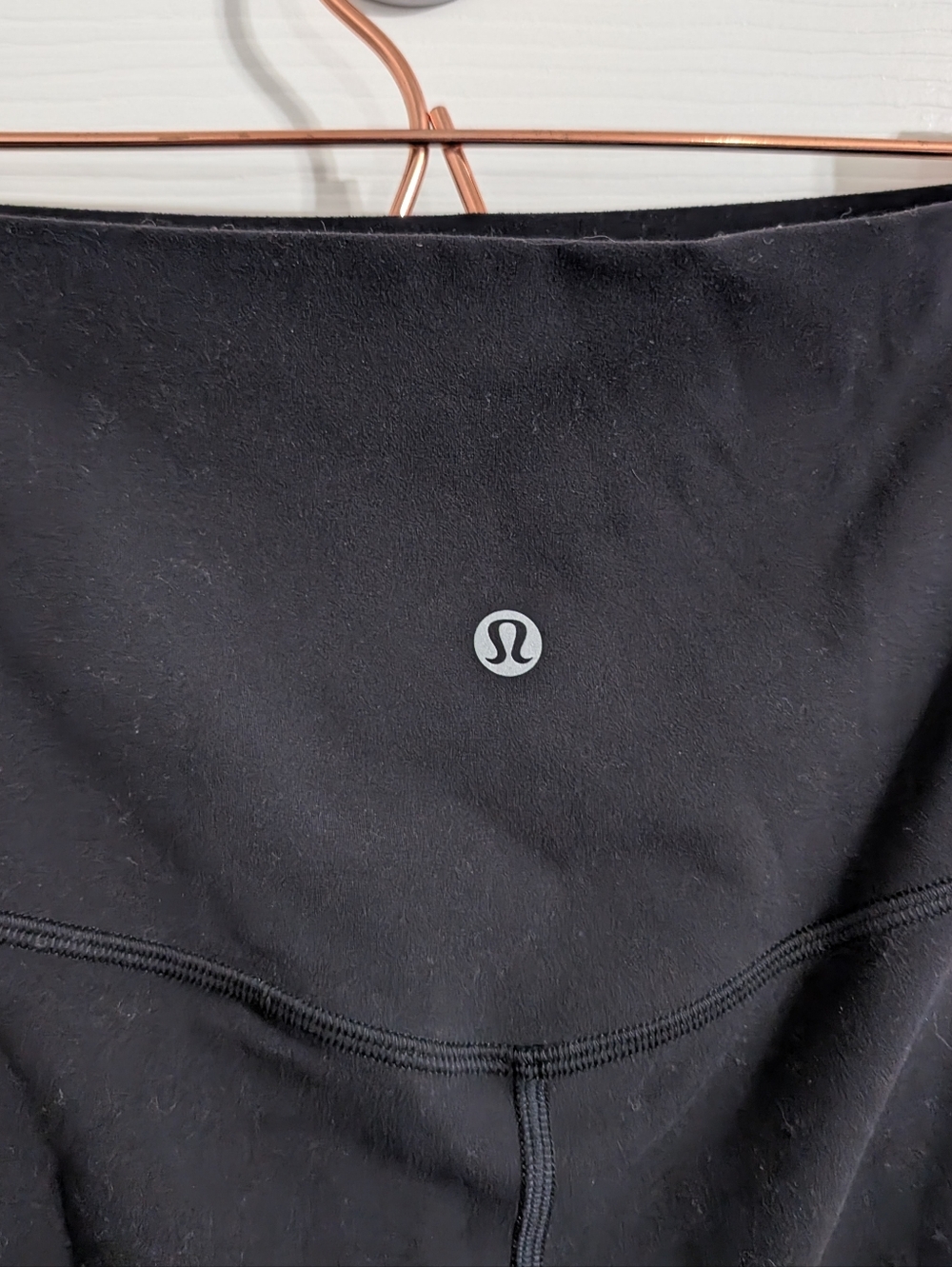 Lululemon Womens Leggings Run Yoga Black Align High Rise 28" Size 8 (W5CTES) - Picture 4 of 6